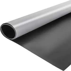 VEVOR Dance Floor Roll Portable 6.6x49.2ft Practice Dance Floor 1.5mm Thickness PVC Dance Flooring Dance Floor Grey/Black Roll out Dance Floor Non-slide Wearproof Dance Floor Easy Cleaning for Ballet