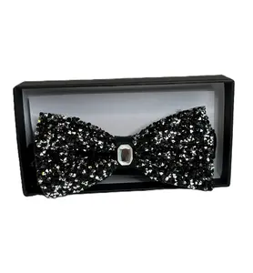 Luxury Rhinestone Bow Ties – Multiple Colors | Men's Formal Accessory | Wedding, Prom, Gala, Special Events