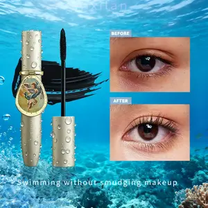 Aixilan Mascara tiktok Friend Cosmetic brown mascara mascara tubing mascara dollar tree makeup Volume Mascara Set Telescopic Colorful tubing mascara  mascara bride mascara  Silk Fiber Mascara Set Waterproof Voluminous Lash Mascara