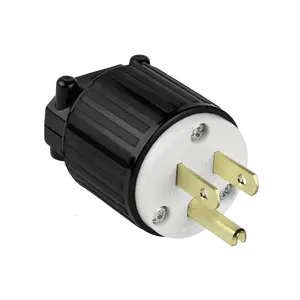 Enerlites Straight Blade Plug, 15A, 5-15P