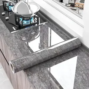 Imitation Marble Self-adhesive Kitchen Countertop Sticker, Peelable Self-adhesive Kitchen Countertop Sticker, Home Renovation Supplies