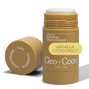 Cleo+ Coco Natural Deodorant Vanilla Coconut 2.2 oz