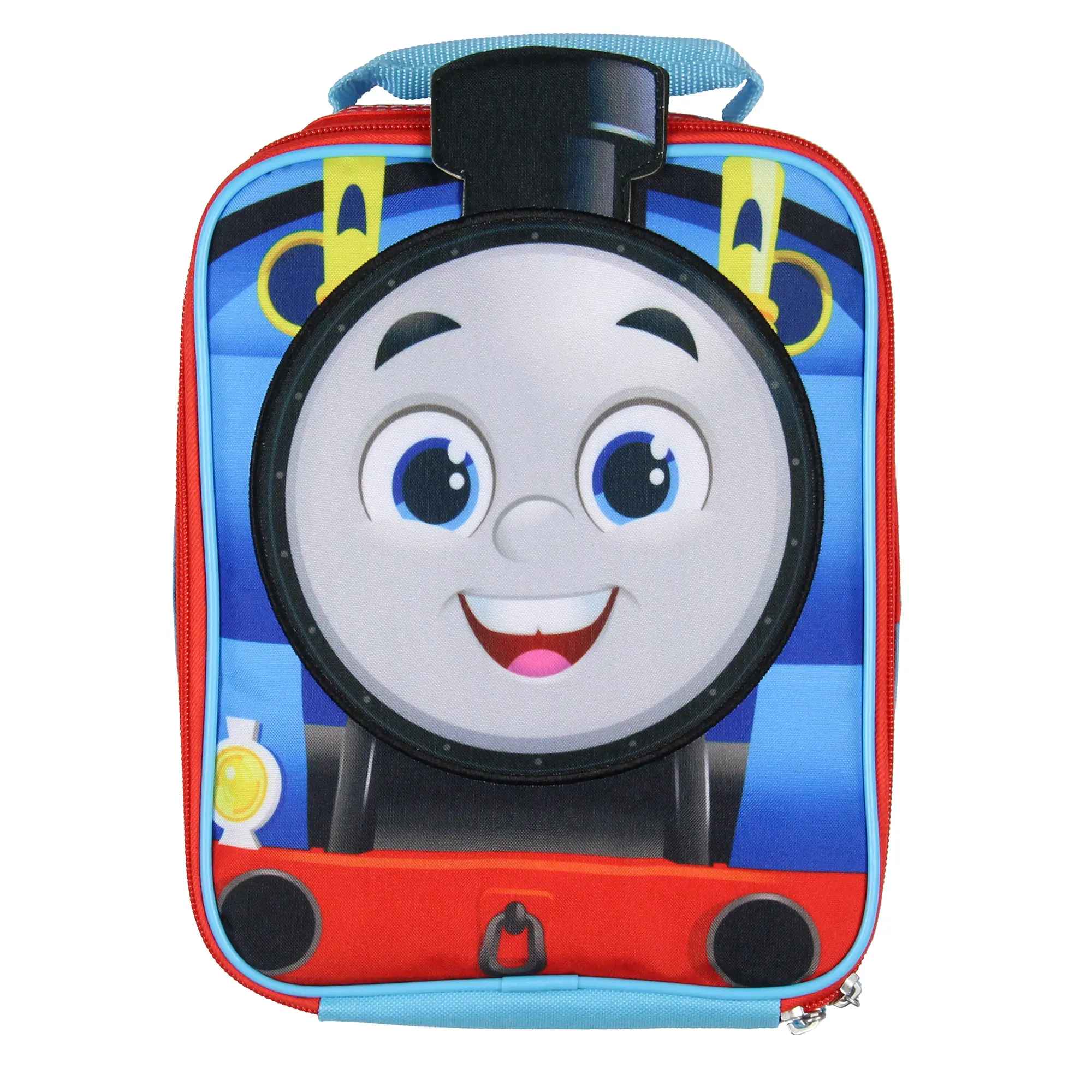 Thomas The Train Kids Lunch Box 3D Engine Insulated Lunch Bag Tote For Hot And Cold Food, Drinks, And Snacks 10"
