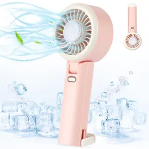 3 In 1 Portable Handheld Turbo Fan - 5-Speed, Portable Rechargeable Camping Misting Fan, Water Bottle Fan, Cooling Fan, Neck Fan, Portable Air Conditioners For Mini Travel Products, Deals For You