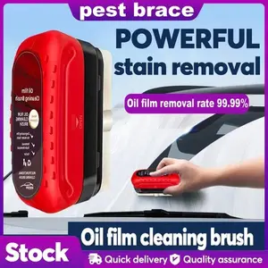 【BUY 1 TAKE 1】Strong Oil Film Cleaning Brush,Clear Windshield,Remove Glass Stubborn Stain/Scale