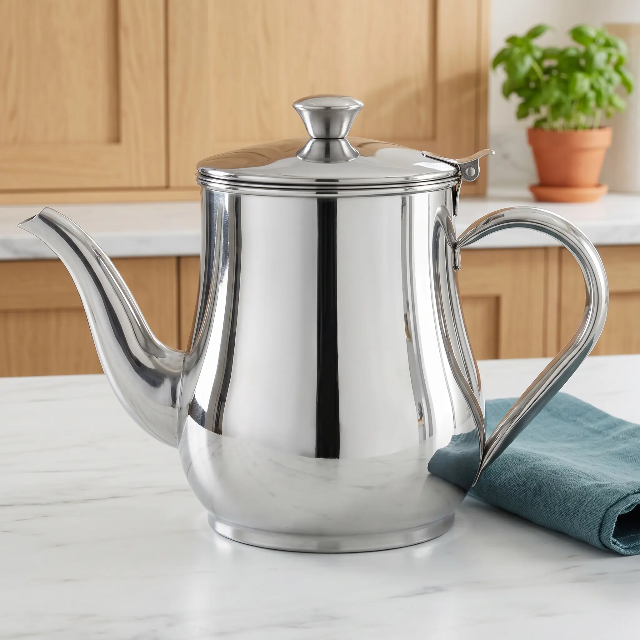 【Summer Sale Deals】New Stainless Steel 1500ML Oil Dispenser for Kitchen, Leakproof Oil Bottle with Filter Screen, Thickened Cooking Oil Can for Household Use