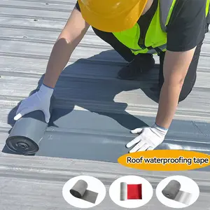 Self Adhesive Waterproof Roof Repair Tape, UV Resistant Windproof High Temperature Resistant Sealant Anti Leak for Leaks Pipes Gutters, Extreme Temperature -60°c to 110°c DIY Fixing