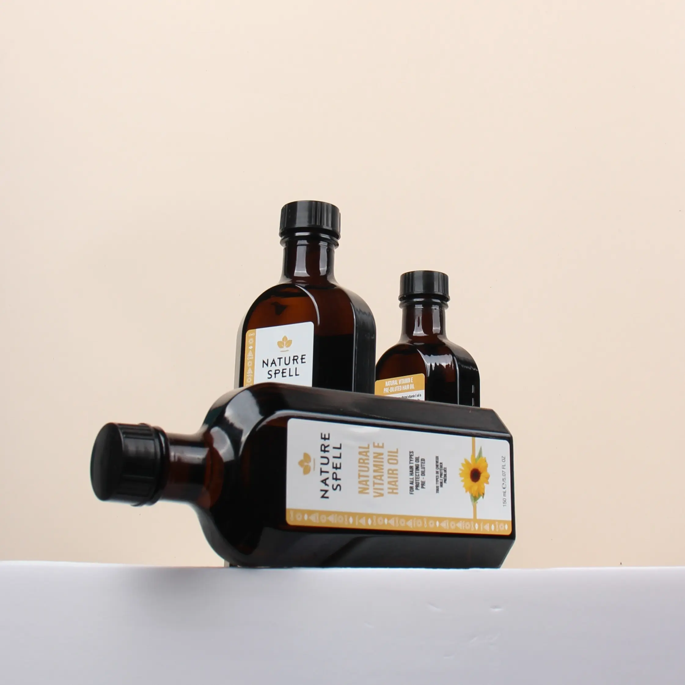 Nature Spell Vitamin E Oil for Hair & Skin 5.07 Fl Oz
