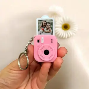 3D Printed Polaroid Keychain Charm, Holds Small Photos, Perfect Birthday Gift, High Attraction Rate, Ideal for Anniversaries