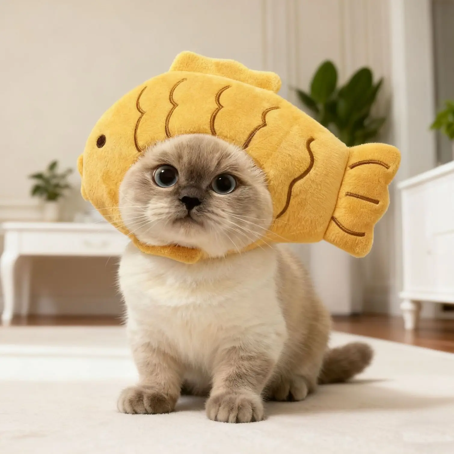 Pet Fish Burning Hat