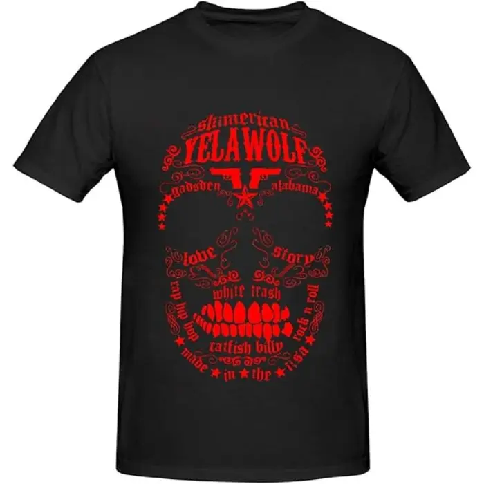 Yelawolf's Shirt, Unisex Short Sleeve Cotton T-Shirts, Yelawolf Fan Gift, Yelawolf Live Concert 2025 Merch