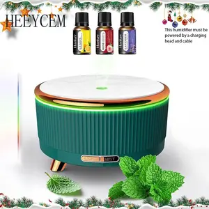 Essential Oil Aromatherapy Diffuser, Air Humidifier, Fragrance Machine, Usb Humidifier Machine, Includes Three Essential Oils, 7 Color Lights, Home Office Decoration, Holiday Gifts for Family and Friends