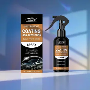 Nano Car Coating Spray Repairs Scratches Restores Shine and Adds Gloss Protection Quick Effect Cleaner for Car Exterior Auto Detailer
