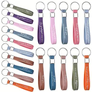 30 Inspirational Quotes Keychains Thank You Keychains Inspirational Silicone Key Rings Teacher Colleague Employee Appreciation Gifts Positive Words Keychains Bulk Office Business Thank You Gifts