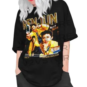 Renjun Nct Unisex T-shirt For Op Fans Tshirt Cotton Top