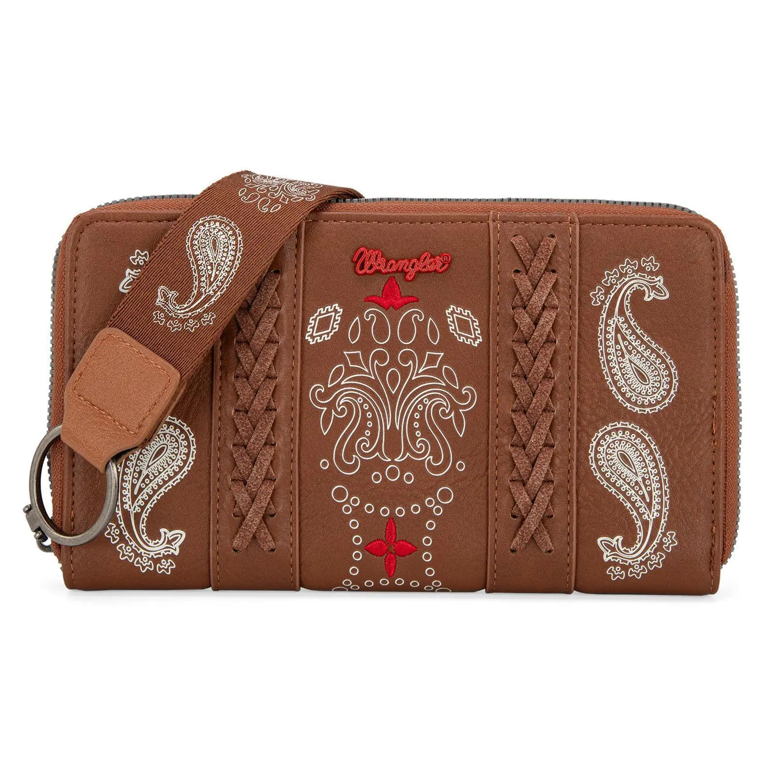 Cashew Flower Print-Brown