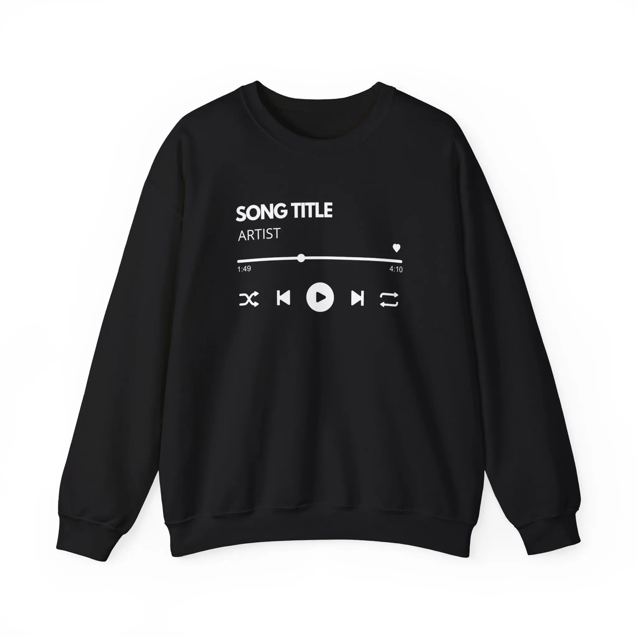 Personalized Favorite Song Sweater – Customizable Gift | Perfect for Couples, Birthdays, Anniversaries, Christmas Gifts, Couple Gifts, Birthday Gift