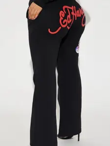 Ed Hardy NYC Wide Leg Pant - Black