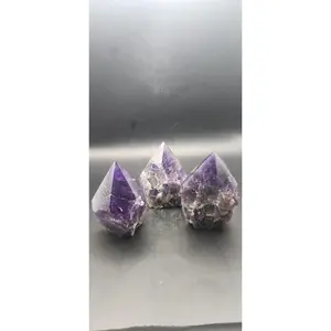Dark amethyst polished top point! 3.8 ounces!