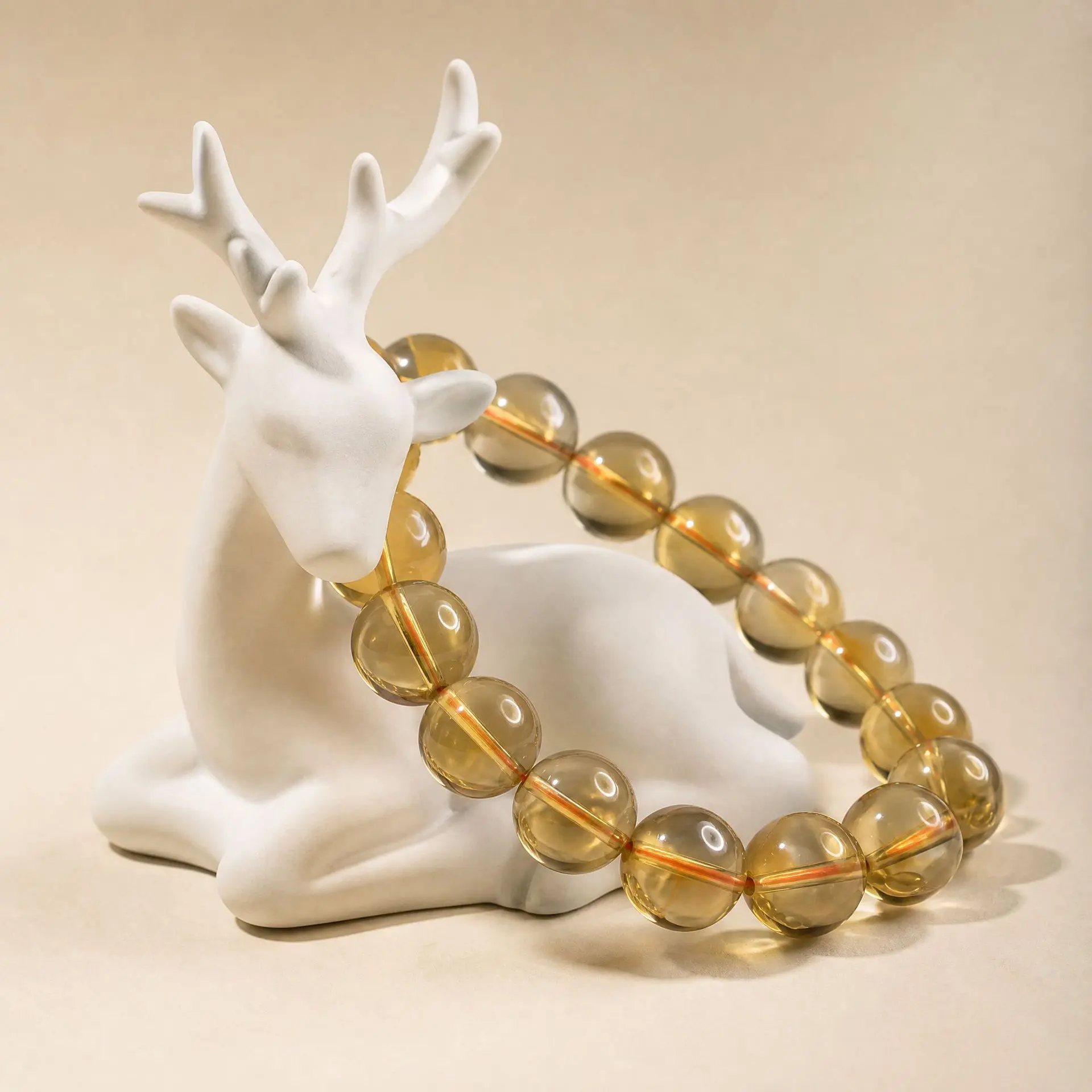Citrian Buddhism Bead Bracelets, 1-Piece Bangle with Praying Motif, Fashion Costume Jewelry Accessory