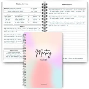 Meeting Notes Conference Record Notebook, Essential Tool for Organizing Meeting Minutes, Durable Design for Professional Use