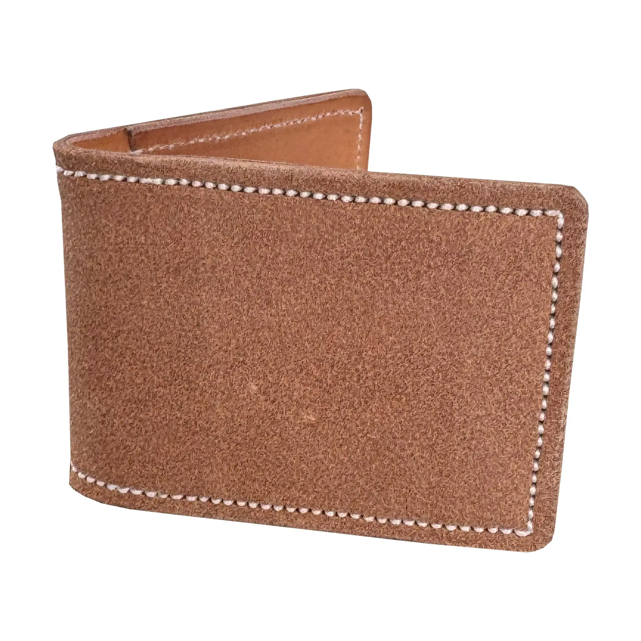 Coolhorse Leather Bifold Rough Out Money Clip Wallet