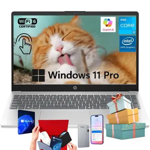 2026 HP 15.6" Touch Laptop, Win 11 Pro, up to 32GB RAM, 512GB SSD, Intel i3-1315U Up to 4.5GHz, Copilot,Bundle Accessory,Suit for Business&Student