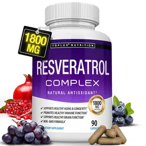Resveratrol Supplement 1800mg Natural Antioxidant