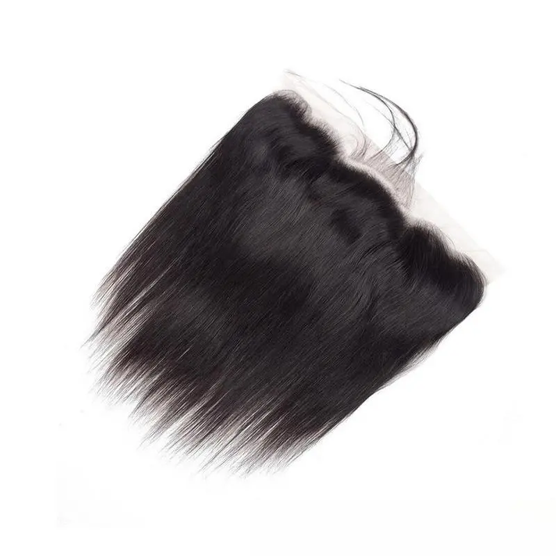 13x6 Straight Lace Front Wig, Glueless Unprocessed Human Hair Replacement for Women with Realistic Deep Parting and Breathable Base, Glueless Frontal