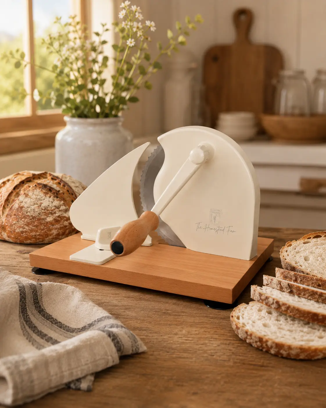 Sourdough Bread Slicer: Kitchen Specialty Utensil with Thick Adjustable Blade