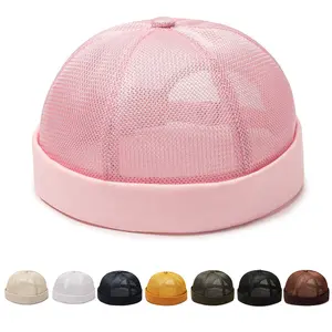 Adjustable Breathable Mesh Skull Cap - New Summer Brimless Hat for Men - Hip-Hop, Urban-Chic, Traditional Tang-Style Party Hat (Home & Festive Supplies Accessory)