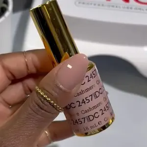 DND DC 2457 CASHMERE Gel and Lacquer Duo nail care nail art sheer color