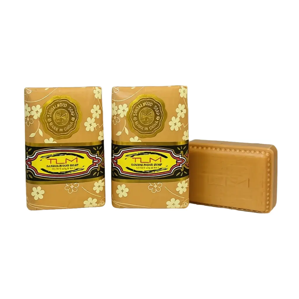 1/2/3Pc Sandalwood Soap, Long-Lasting Fragrance, Classic Sandalwood Soap, Daily Hand and Body Wash
