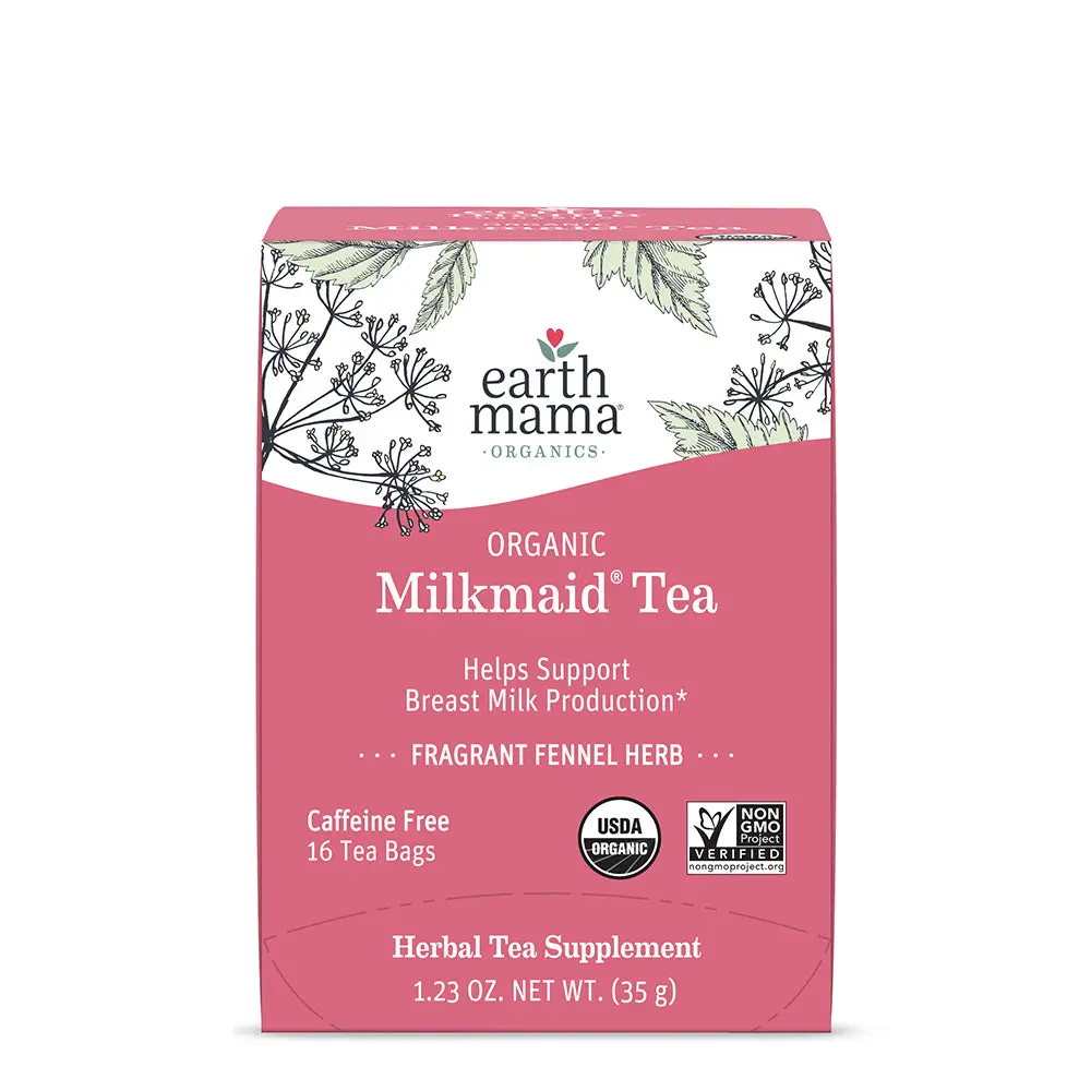 Organic Milkmaid Tea for Lactation Support - Breastfeeding & Lactation Tea - 16 tea bags