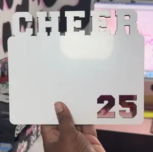 Cheer 2025 Frame Sublimation Blank| 7 inch Picture Frame| | Photo Frame| graduation gift| End of Season Gift