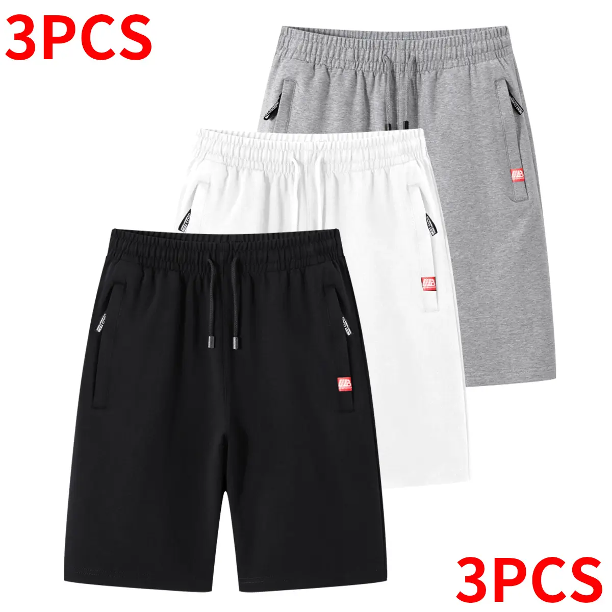 Men’s casual athletic shorts, available in four colors, made from breathable fabric with a zipper design—perfect for summer beach trips, outings, and everyday outdoor activities.,summerwins
