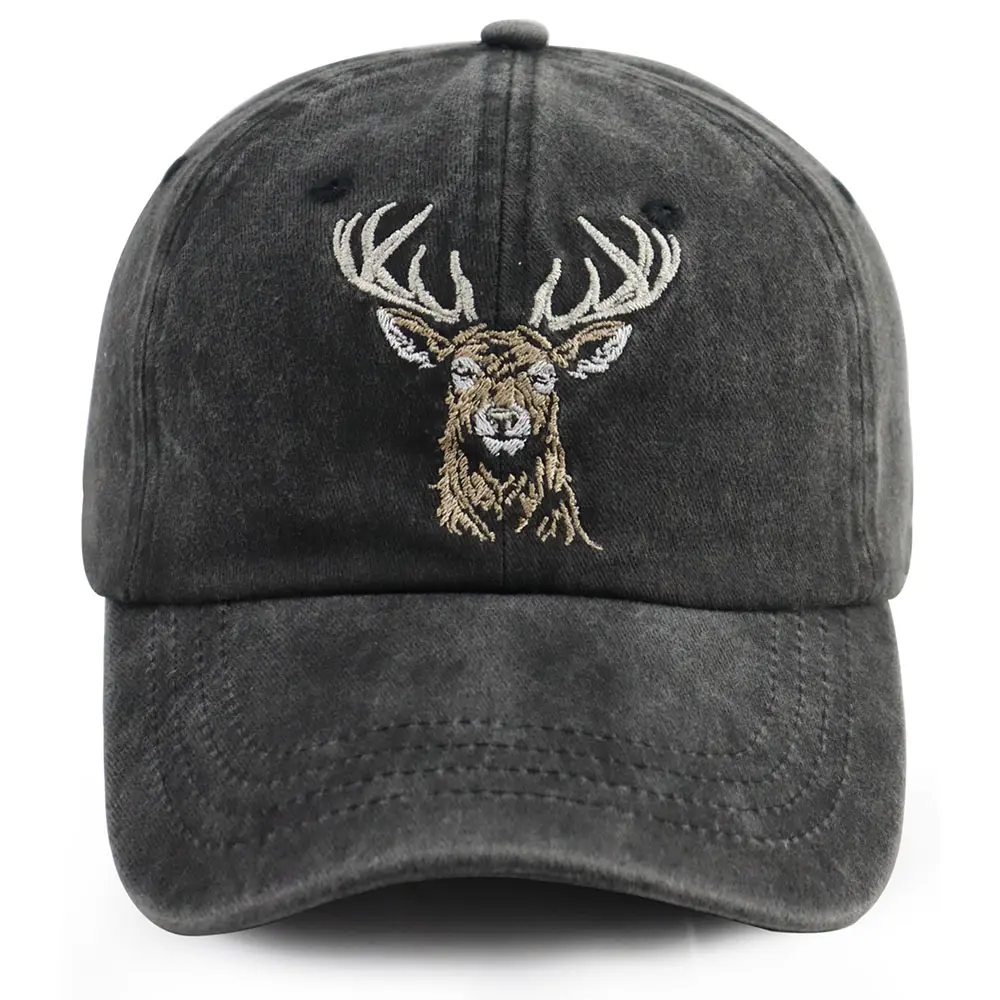 Deer Decor Hat for Deer Lovers, Outdoor Hunting Deer Baseball Cap, Father's Day Thanksgiving Christmas Birthday Gifts for Men Dad Papa Grandpa Uncle