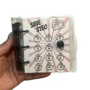 Mini Savings Binder - Compact Design for Small Amounts - Save $150 with Savings Graphic
