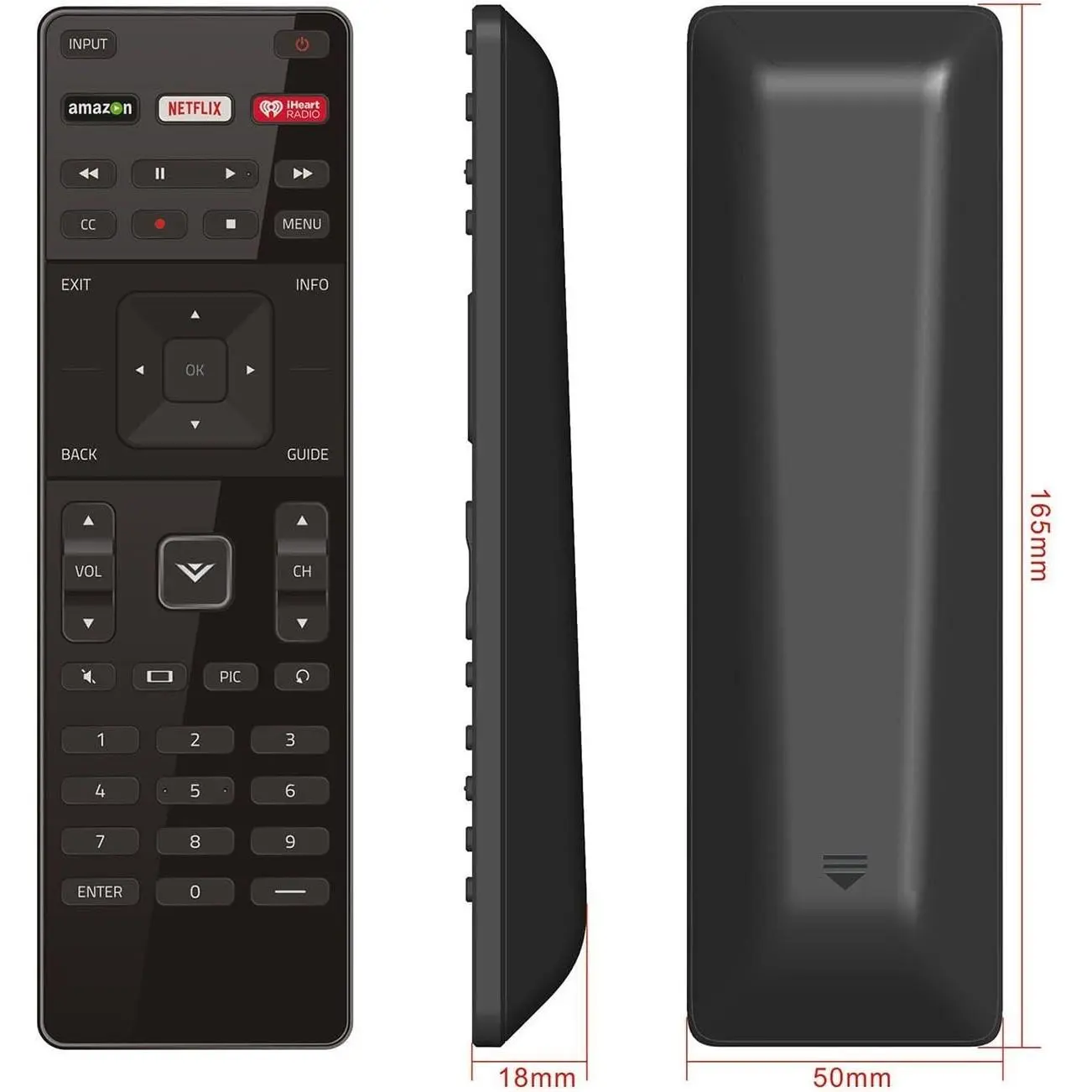 Universal Remote Control for Vizio Smart TV, XRT122 Remote Compatible with All Vizio Smart TV 4K UHD HDR HDTV SmartCast Internet TVs