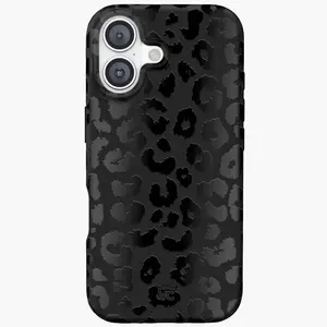 Velvet Caviar Black Leopard iPhone Case - Cute & Trendy Phone Cases for iPhone with Stylish Girly Design and Shockproof Protection Screen Protector VBS