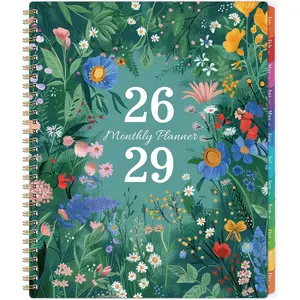 2026-2029 Monthly Planner - 3 Year Planner 2026-2029, Jul. 2026 - Jun. 2029, 9'' x 11'', Calendar Planner with 36 Colorful Monthly Tabs, Inner Pocket, Holidays,  for Long-Term Planning