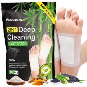 Foot Detox Patches - 10/40 Adhesive Patches | Full Body Cleansing and Toxin Removal | Boosts Energy, Relieves Fatigue and Stress | Rich in Natural Ingredients such as Bamboo and Herbal Extracts | Helps Improve Sleep Quality and Overall Health