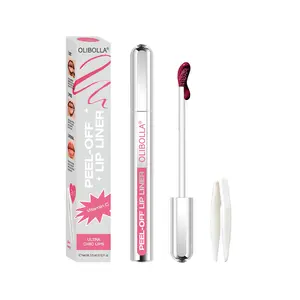 OLIBOLLA Five-Color Peel-Off Lip Liner Matte Waterproof Lip Gloss Infused with Vitamin C Long-Lasting Color-Resistant Formula for Ultra Chic Lips Nourishes Lips with Antioxidant-Rich Ingredients