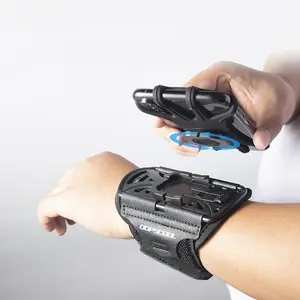 Detachable Rotating Mobile Phone Arm Strap For Outdoor Running, Cycling, And Delivery. Suitable For Driving And Wearing With A Length Of 12.4 Inches To 4.91 Inches And 2.55 Inches, Suitable For Telephones Of Different Brands From 4 To 6.5in