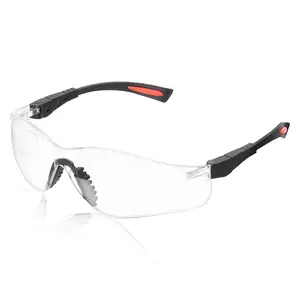 VEVOR Safety Glasses, Anti-Fog and Scratch-Resistant Clear Lens, Safety Goggles with Adjustable Length and Angle, ANSI Z87.1+ Impact-Resistant Protective Eye Goggles, for Lab Construction