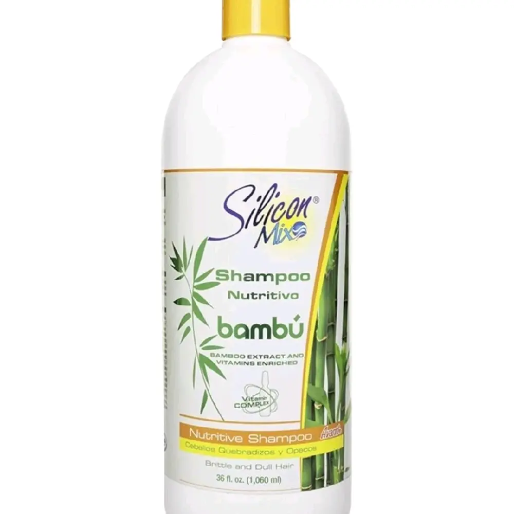 Silicon Mix Bamboo Shampoo 36. Oz - Nutritious Shampoo with Bambu Extract for a Fresh and Clean Shampoo Experience