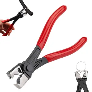 Hose Clamp Pliers, Clic-R Type Plier for Removal and Installation Hose Clamps, Hose Clamp Crimping Tool for Automobile Collar Pliers CV Boot Clamp Repair Car