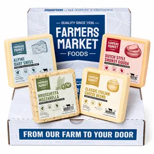 Farmers Market Foods Cheese Block Assortment Gift Box - 4-Pack, 6oz Dairy
