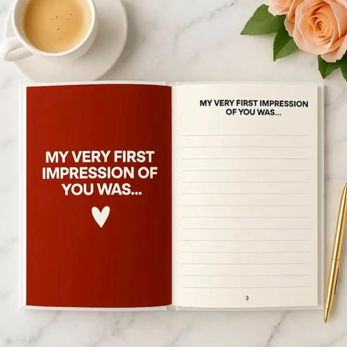 This Is Why You're Mine Notebook, A5 Hardcover Couple Guided Journal, Daily Relationship Diary, Sweet Love Memory Book, Unique Romantic Gift for Partners