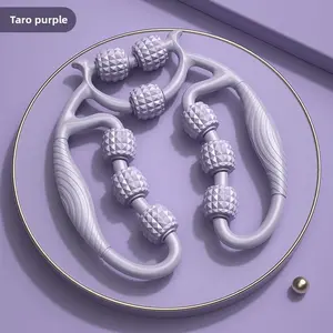 9-Wheel Muscle Foam Roller for Deep Tissue Massage - Leg, Arm, Thigh, Waist Massager for Muscle Recovery & Stretching 2026